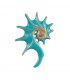 XSB299 - Elegant Enamel Conch Metal Brooch